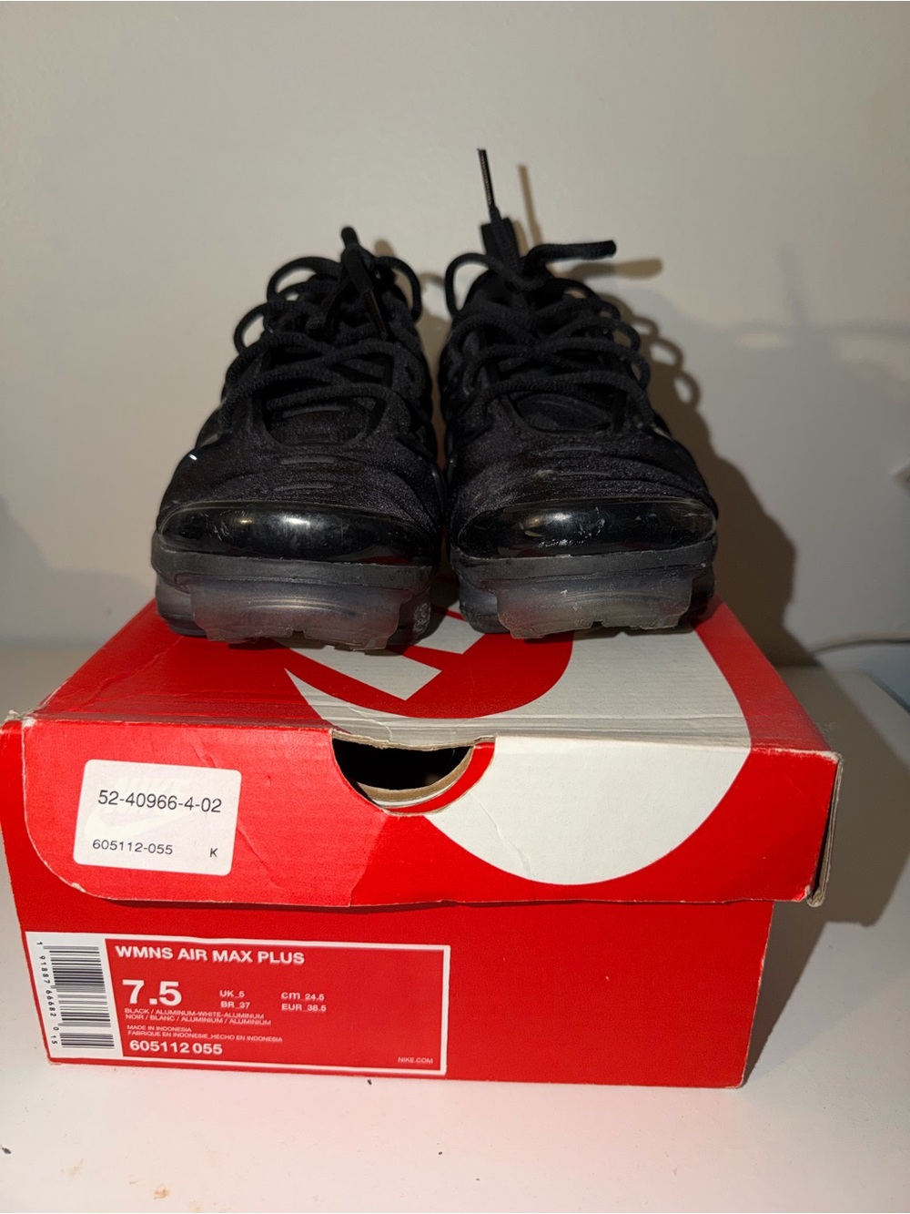 Nike Air Max Plus Black Women's Sneakers